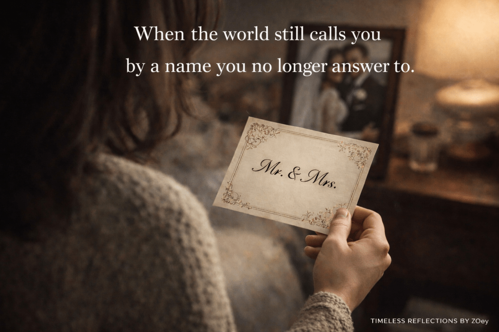 When the World Still Calls You by a Name You No Longer Answer To